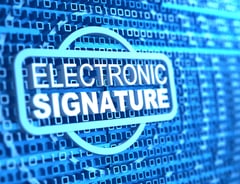 Electronic signatures defined